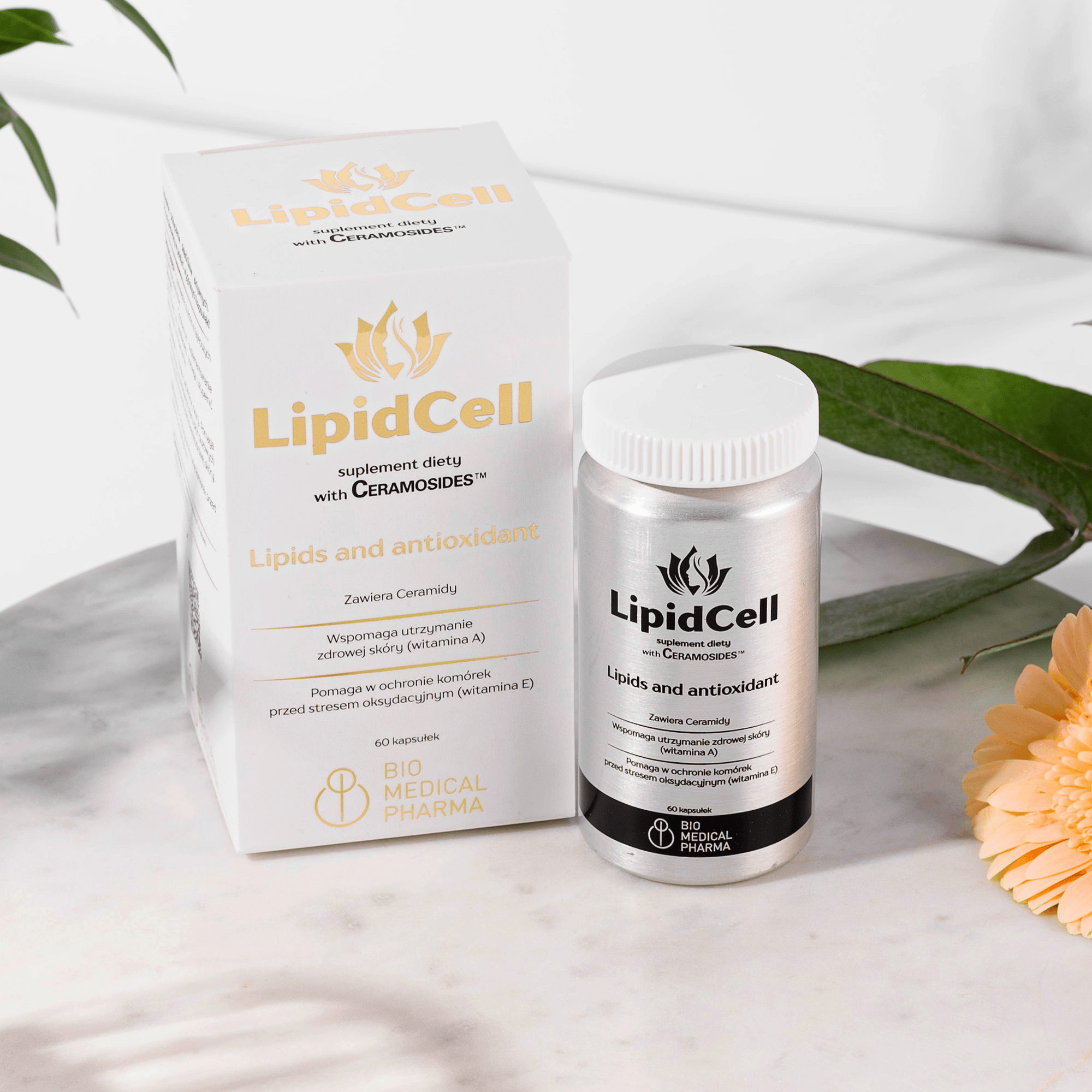 LipidCell - ceramidy Ceramosides™ i skwalen dla skóry