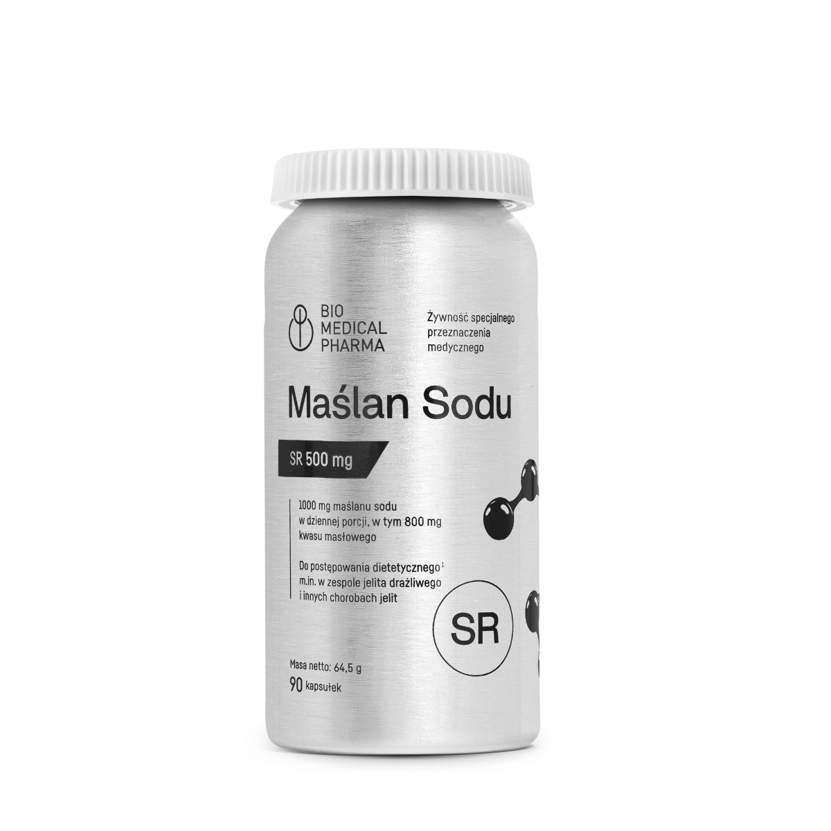 Maślan sodu SR 500 mg – wsparcie dietetyczne jelit