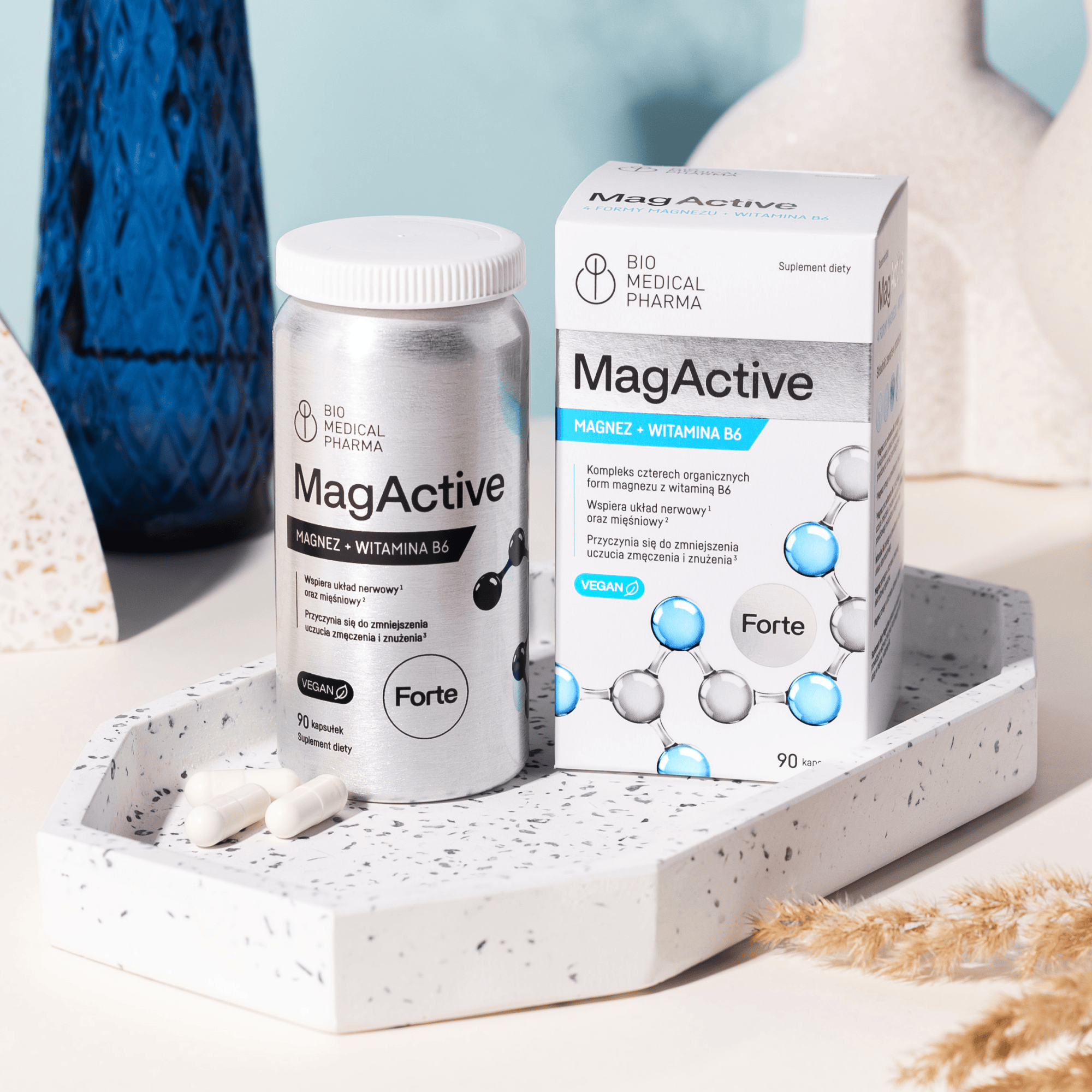 MagActive - kompleks 4 form magnezu z witaminą B6